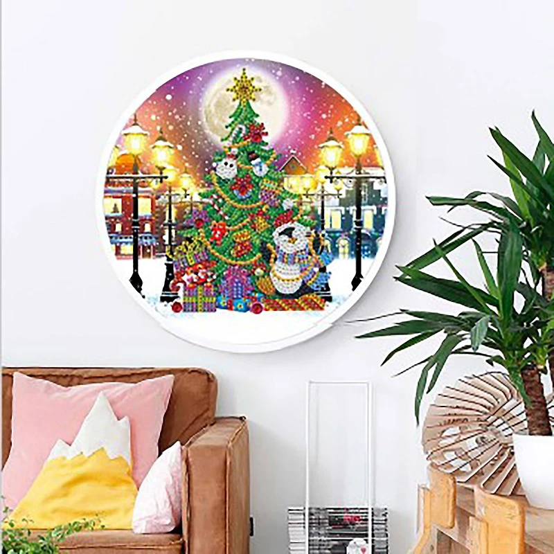 Sparkly Selections Christmas Tree Diamond Painting Wall Decoration Kit