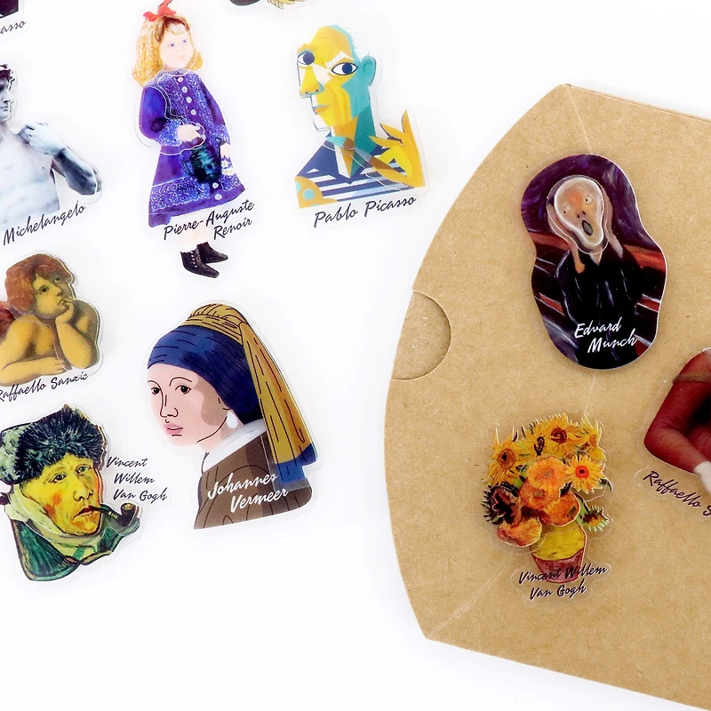 Famous Art Dimensional Stickers by Recollections™
