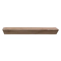 Natural Wedge Wood Floating Wall Shelf