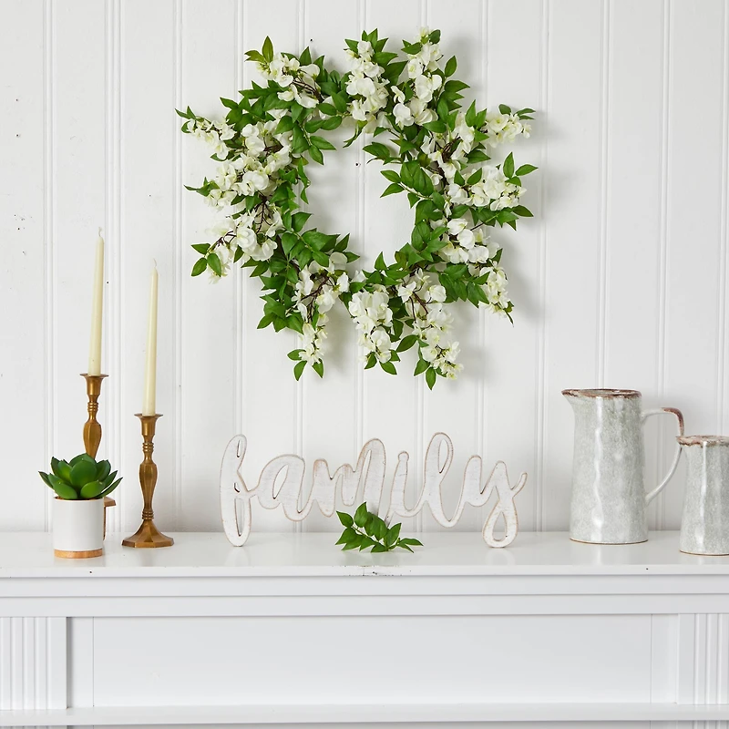 18" Wisteria Wreath