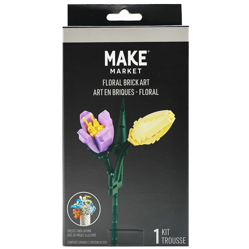 Tulip Floral Brick Art Kit by Make Market®