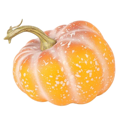 4" Yellow Speckled Decorative Pumpkin by Ashland®
