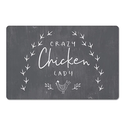 Crazy Chicken Lady 18" x 27" Floor Mat