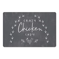 Crazy Chicken Lady 18" x 27" Floor Mat