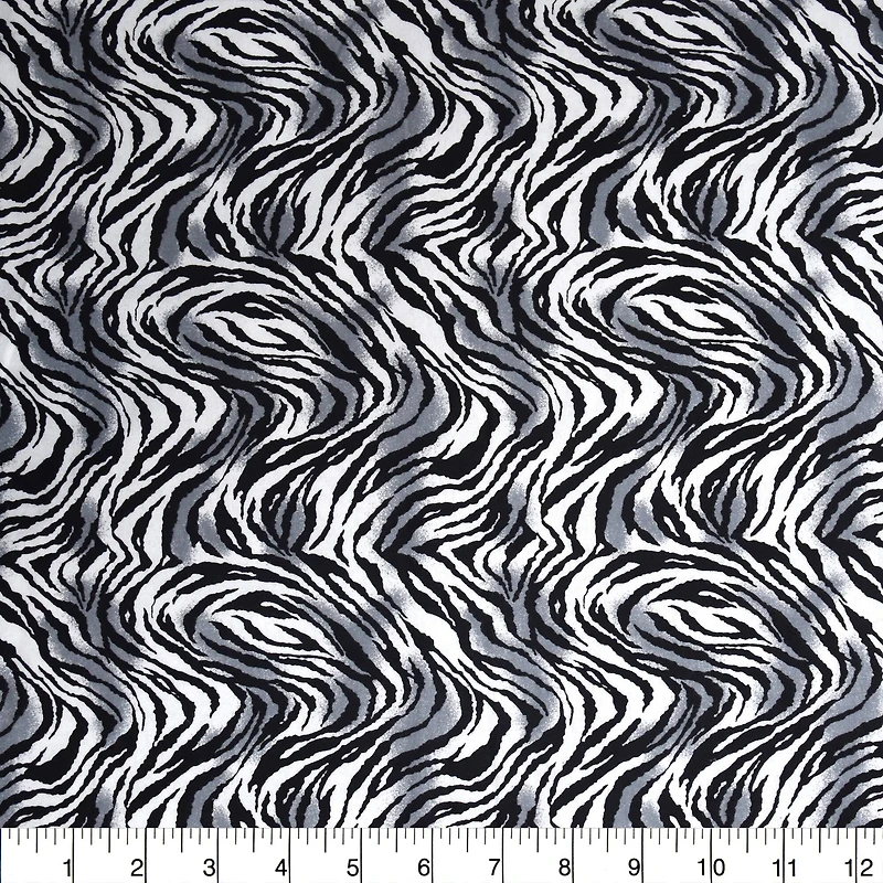 Feldman Zebra Print Cotton Flannel