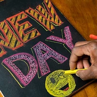 Art Alternatives Black Limited Edition Creative Surface Chalkboard, 11" x 14"