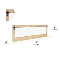 Teal Tropical Leaves Wall Mounted Rack