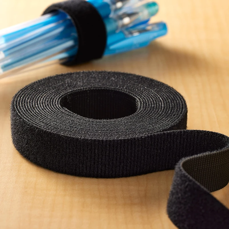 8 Pack: VELCRO® Brand ONE-WRAP® Black Roll, 12ft.