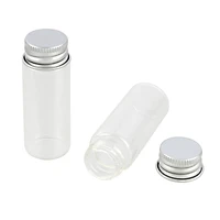 Glass Storage Tubes with Metal Tops by Bead Landing™, 12ct.