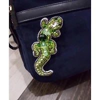 Crystal Art Beadwork Kit For Creating Broоch Lizard