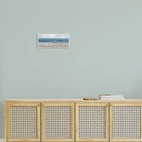 Stupell Industries Cloudy Sky Beach Painting Wall Plaque Art