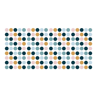 RoomMates Pink, Yellow & Blue Dot Peel & Stick Wall Decals