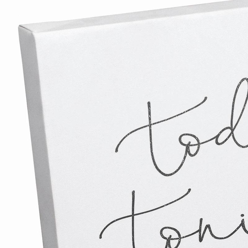 Today Tonight Tomorrow Forever Canvas Wall Art