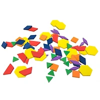 Junior Learning® Magnetic Rainbow Pattern Blocks, 100ct.