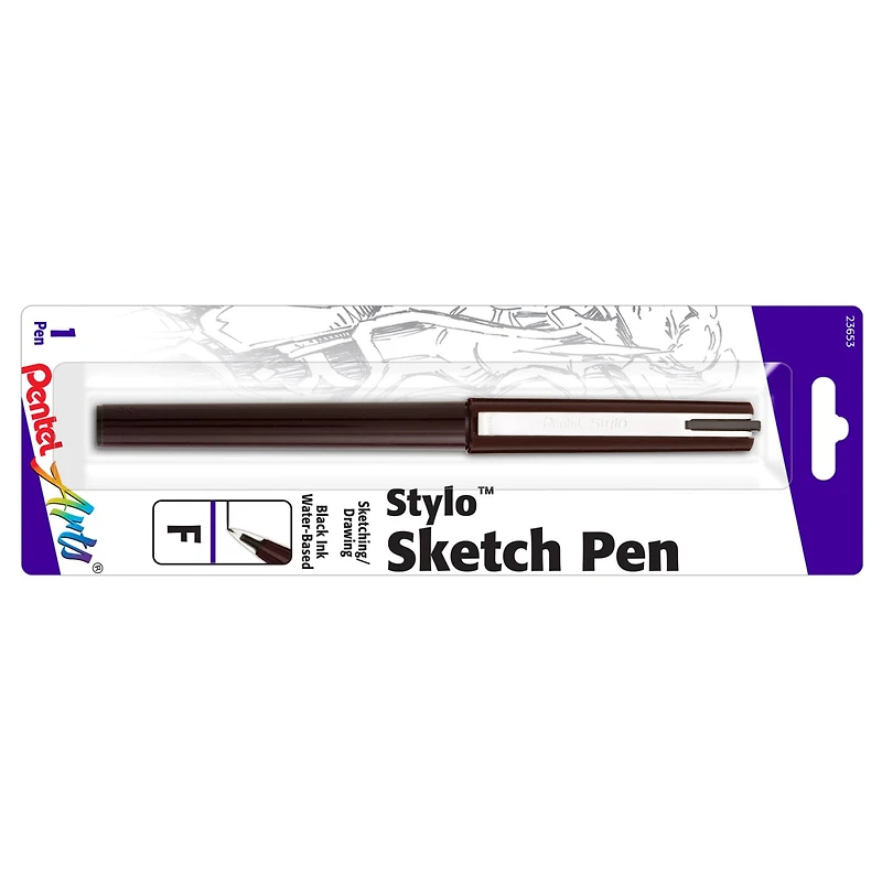 Pentel Arts® Stylo™ Black Sketch Pen