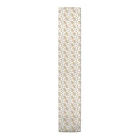 6ft. Neutral Barn Star Pattern Cotton Twill Table Runner