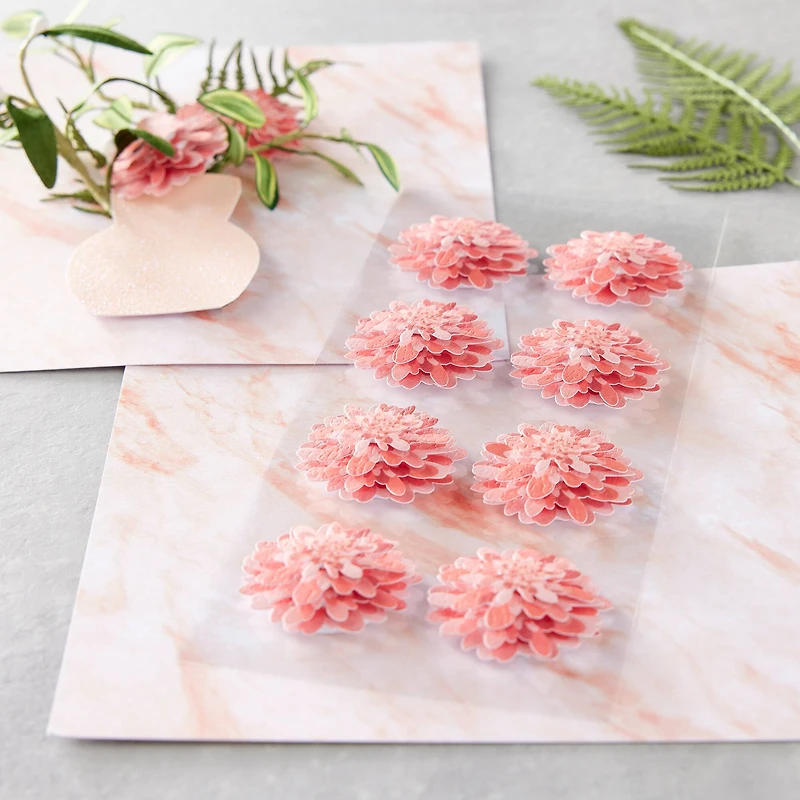 Dahlia Floral Dimensional Stickers by Recollections™