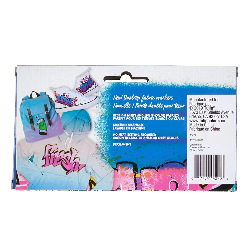 Tulip® Graffiti Fabric Markers™ Rainbow