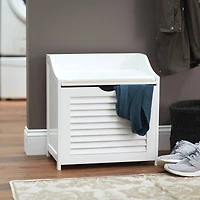 Household Essentials Single-Load Cabinet Hamper Seat