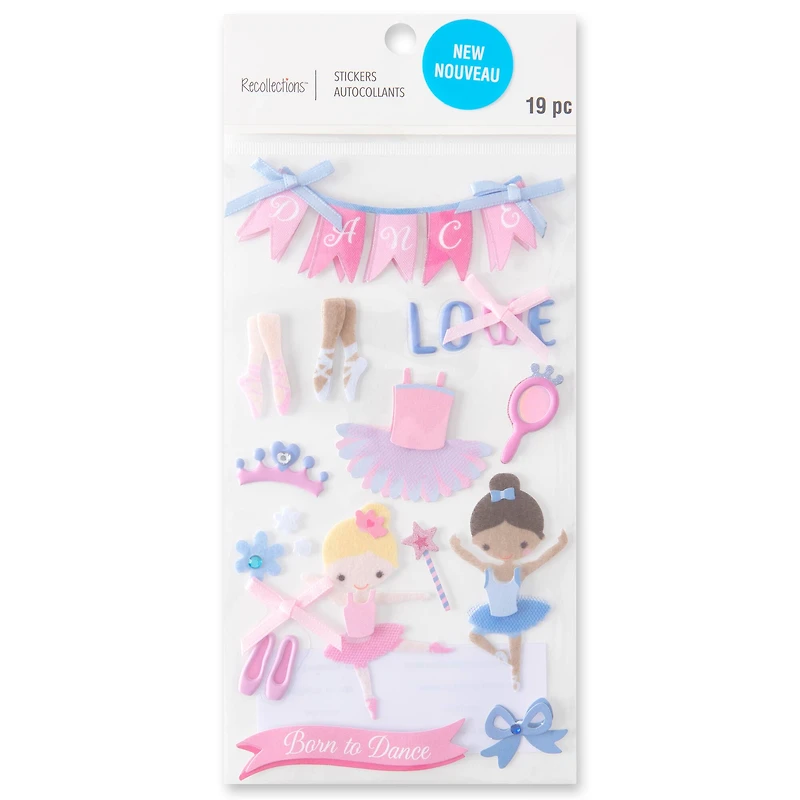 Young Ballet Dimensional Stickers by Recollections™