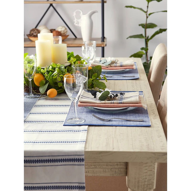 DII® Eco-Friendly Fine Ribbed Placemats