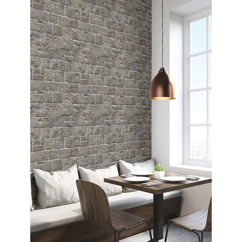 InHome Kennedy Stone Peel & Stick Wallpaper