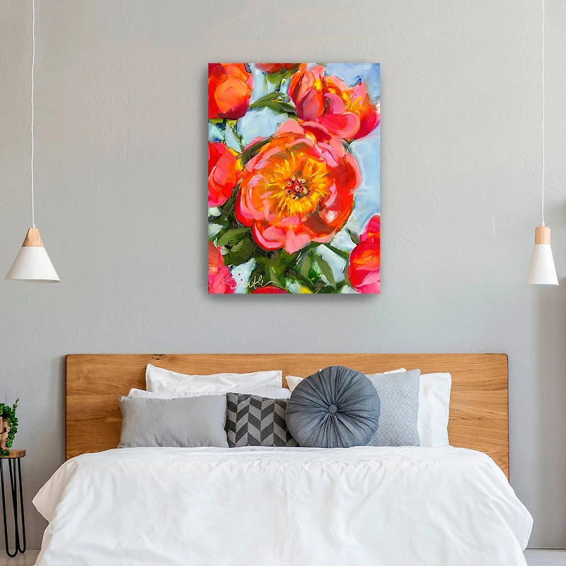 Rose Mix Canvas Giclee
