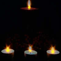 LED Lighted Red & Green Candles Christmas Canvas Wall Art