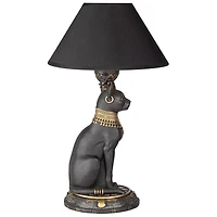 Design Toscano 16.5" Royal Cat Goddess Bastet Sculptural Table Lamp