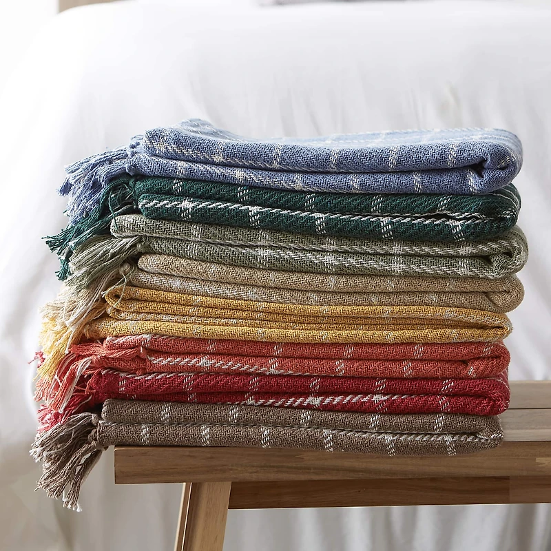 DII® Checked Plaid Throw