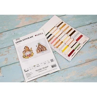 Luca-s The Gnom & The House Plastic Canvas Counted Cross Stitch Kit