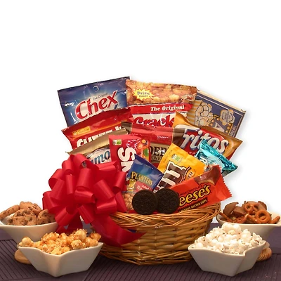 Snack Lovers Sampler Gift Basket