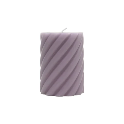 Lightly Fragranced Twist Pillar Candle by Ashland