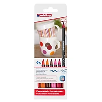 edding® 4200 Warm Porcelain Brush Pen Set, 6ct.