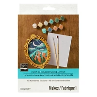 Moonlight Mountain Paint-by-Number Framed Mini Kit by Artist's Loft®