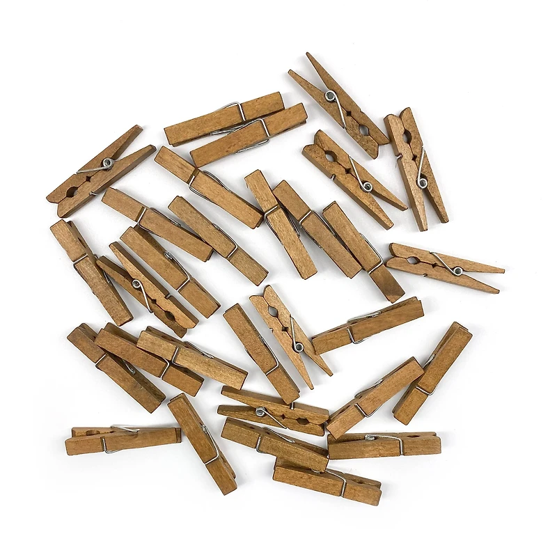 Medium Walnut Clothespins by Recollections™