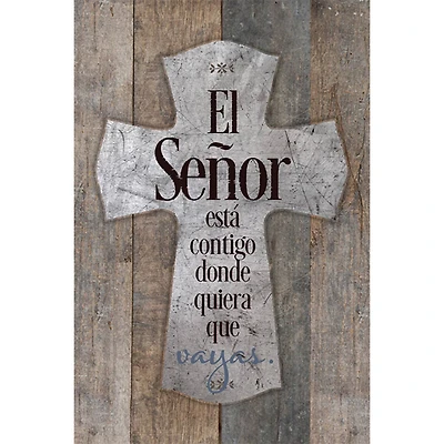 El Senor Esta Contigo: The Lord is With You Wall Plaque with Easel