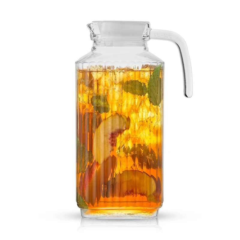 JoyJolt® 60oz. Beverage Serveware Glass Pitcher