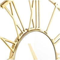 Aluminum Open Frame Geometric Wall Clock