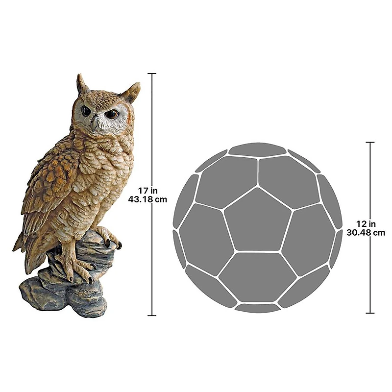 Design Toscano 17" Perching Forest Owl Statue