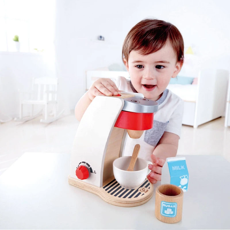 Hape White My Coffee Machine Kitchen Playset