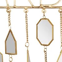 36" White Metal Eclectic Garden Windchime