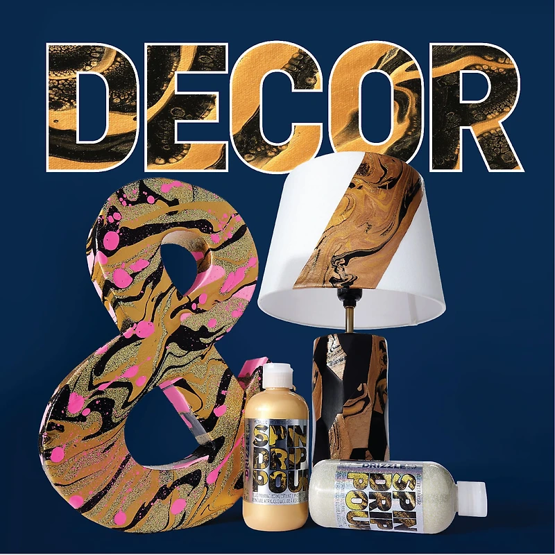 FolkArt® Drizzle™ Glitter Fluid Pouring Acrylic Paint