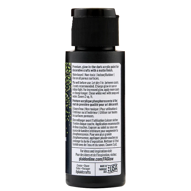 FolkArt® Invisible Glow in the Dark Acrylic Paint