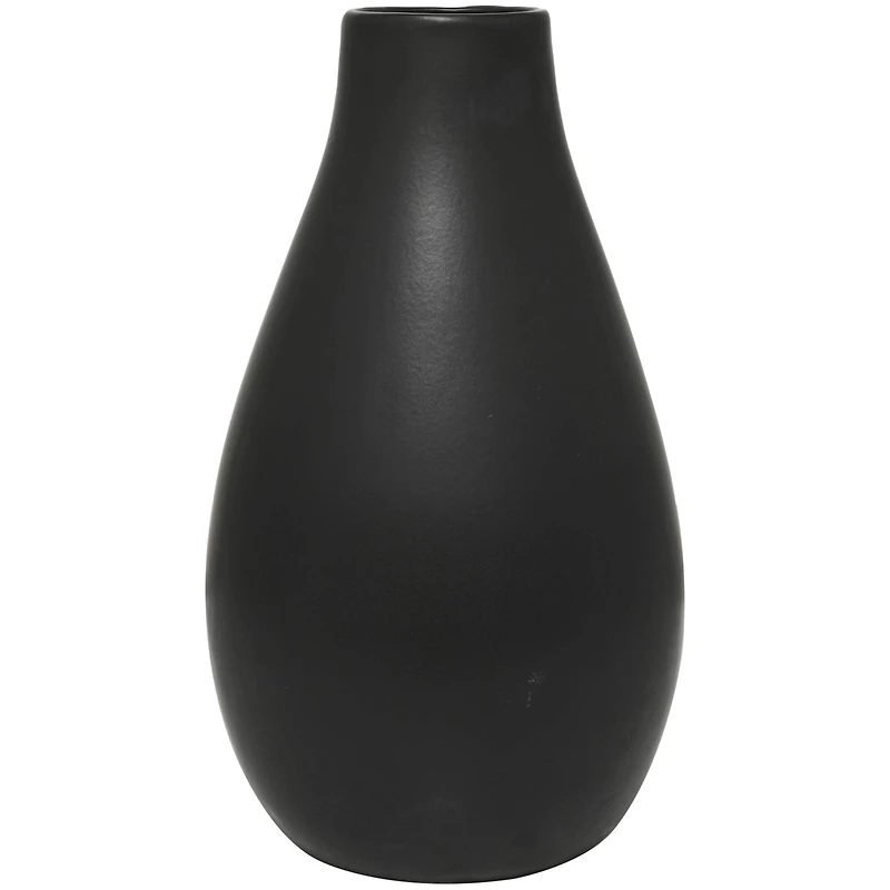 20" Modern Teardrop Ceramic Vase