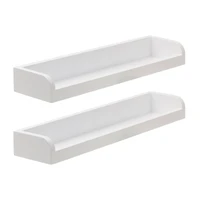 Melannco White MDF 18" Shelf, 2ct.
