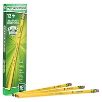 Ticonderoga® #1 Extra Soft Yellow Unsharpened Pencils, 3 Packs of 12