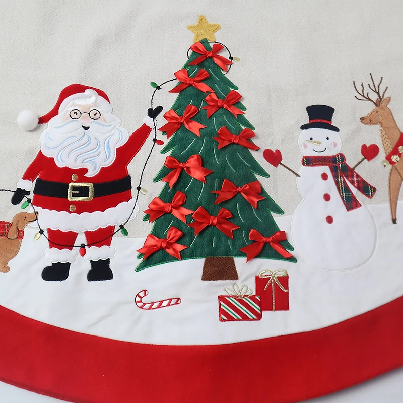 4ft. Santa Christmas Party Tree Skirt by Ashland®