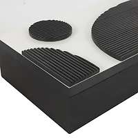 Black Wood Handmade Decorative Box Set