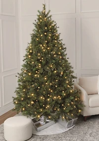 9ft. Pre-Lit Jackson Fir Artificial Christmas Tree, Warm White LED Lights by Ashland®